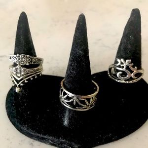 🎉5for$25.00 Rings stackable silver rings